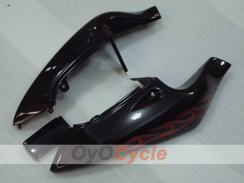 Kit de carénages pour Suzuki GSXR750 96-99 - Orange, Noir - Flamme #OYO87905068
