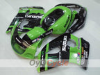 Kit de carénage pour Suzuki GSXR600 97-00 - Vert, Noir - Personnalisable #OYO87905055