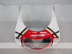 Kit de carénages pour Suzuki GSXR750 96-99 - Rouge, Blanc - Lucky Strike #OYO87905070