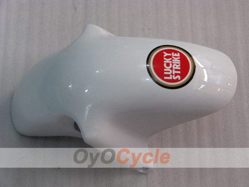 Kit de carénages pour Suzuki GSXR750 96-99 - Rouge, Blanc - Lucky Strike #OYO87905070