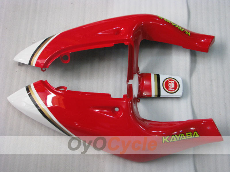 Kit de carénage pour Suzuki GSXR600 97-00 - Rouge, Blanc - Lucky Strike #OYO87905056