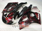 Kit de carénages pour Suzuki GSXR750 96-99 - Orange, Noir - Flamme #OYO87905071