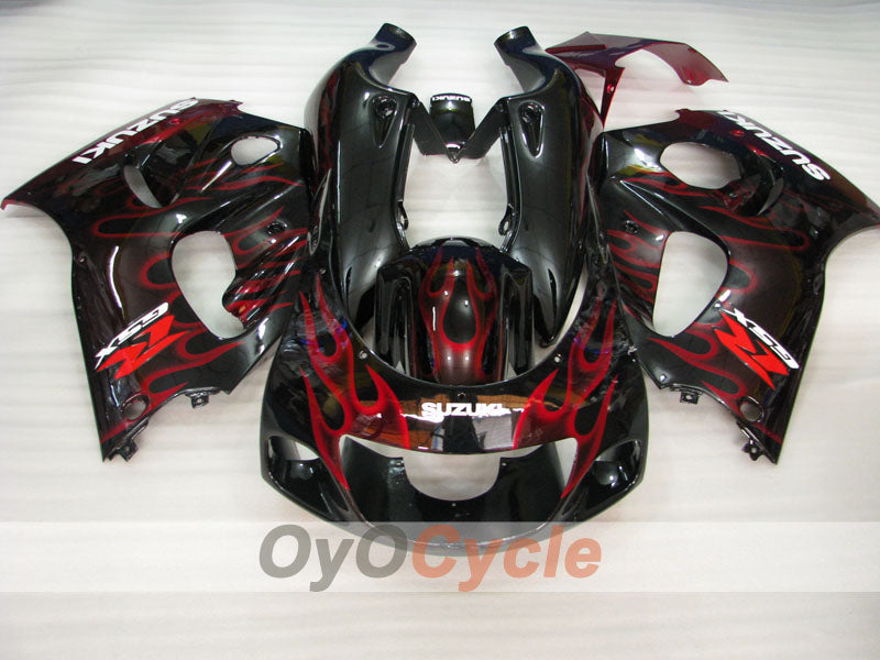 Kit de carénage pour Suzuki GSXR600 97-00 - Noir - Flamme #OYO87905057 Image secondaire du produit