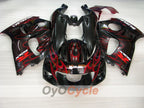 Kit de carénage pour Suzuki GSXR600 97-00 - Noir - Flamme #OYO87905057