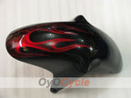 Kit de carénage pour Suzuki GSXR600 97-00 - Noir - Flamme #OYO87905057