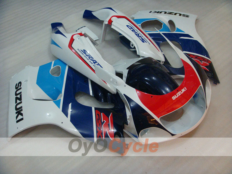 Kit de carénage pour Suzuki GSXR600 97-00 - Bleu, Blanc - Style d'origine #OYO87905058 Image principale du produit