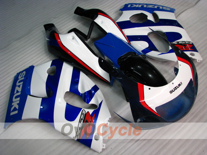 Kit de carénages pour Suzuki GSXR750 96-99 - Bleu, Blanc - Style d'origine #OYO87905073 Image principale du produit