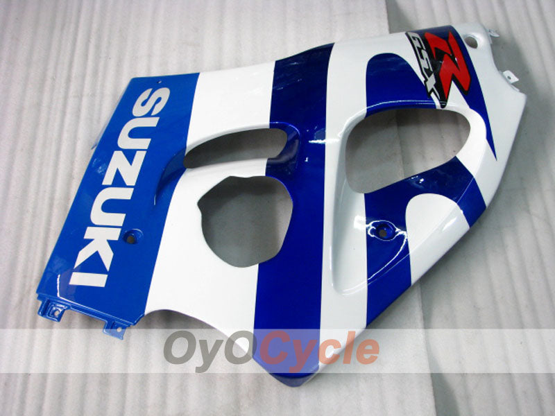Kit de carénage pour Suzuki GSXR600 97-00 - Bleu, Blanc, Noir - Style d'origine #OYO87905059