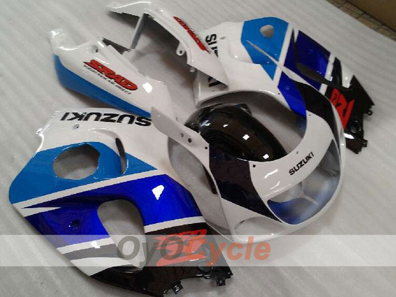 Kit de carénages pour Suzuki GSXR750 96-99 - Bleu, Blanc - Style d'origine #OYO87905074 Image principale du produit