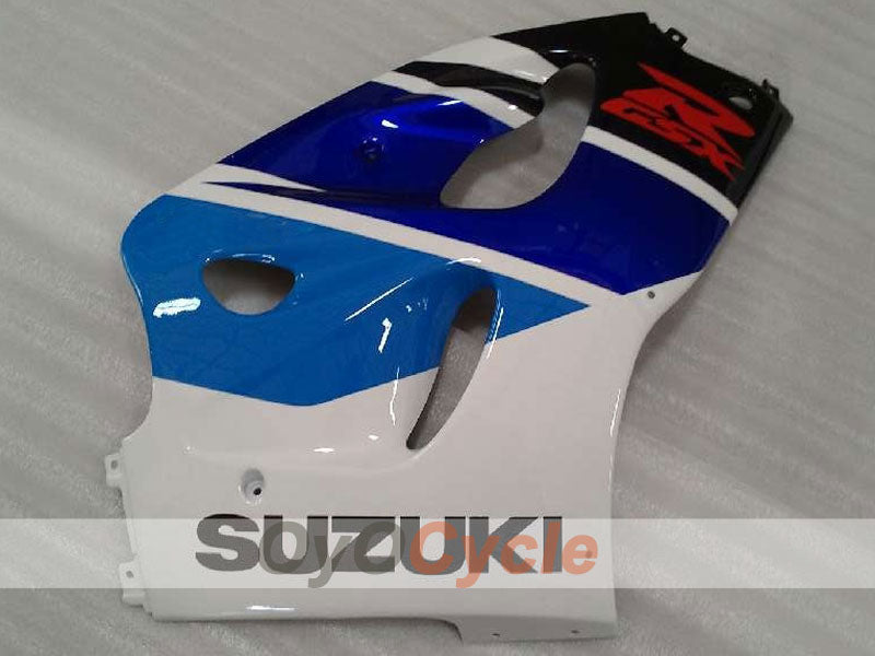 Kit de carénages pour Suzuki GSXR750 96-99 - Bleu, Blanc - Style d'origine #OYO87905074