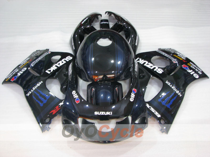 Kit de carénage pour Suzuki GSXR600 97-00 - Noir - Personnalisable #OYO87905061 Image secondaire du produit
