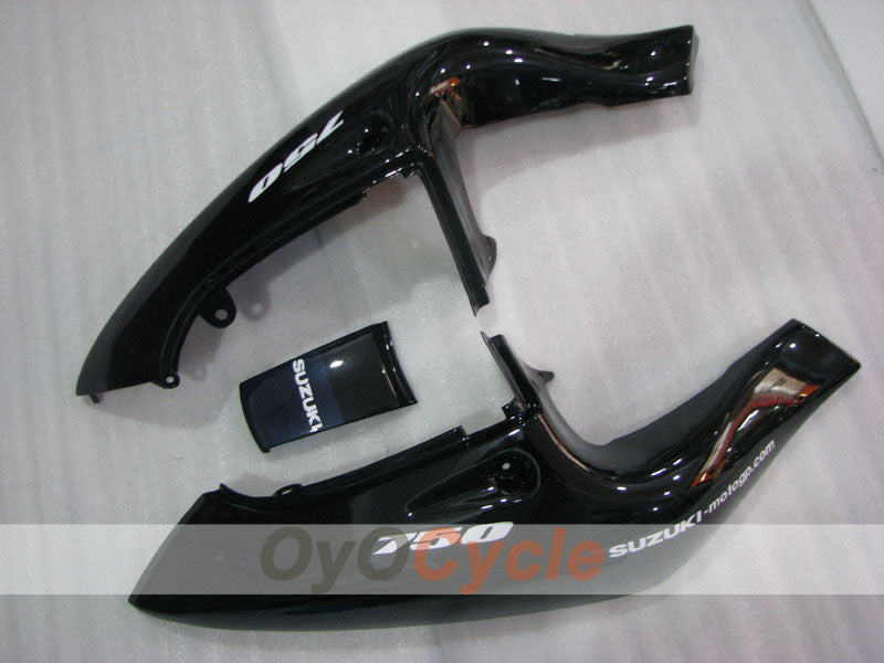 Kit de carénages pour Suzuki GSXR750 96-99 - Noir - Personnalisable #OYO87905075
