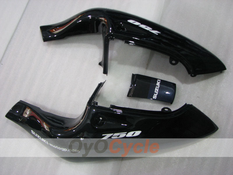 Kit de carénages pour Suzuki GSXR750 96-99 - Noir - Personnalisable #OYO87905075