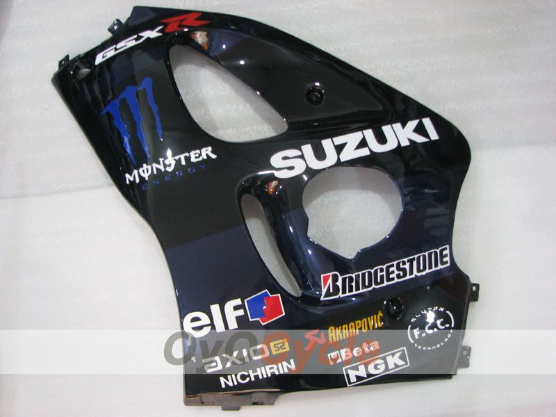 Kit de carénages pour Suzuki GSXR750 96-99 - Noir - Personnalisable #OYO87905075