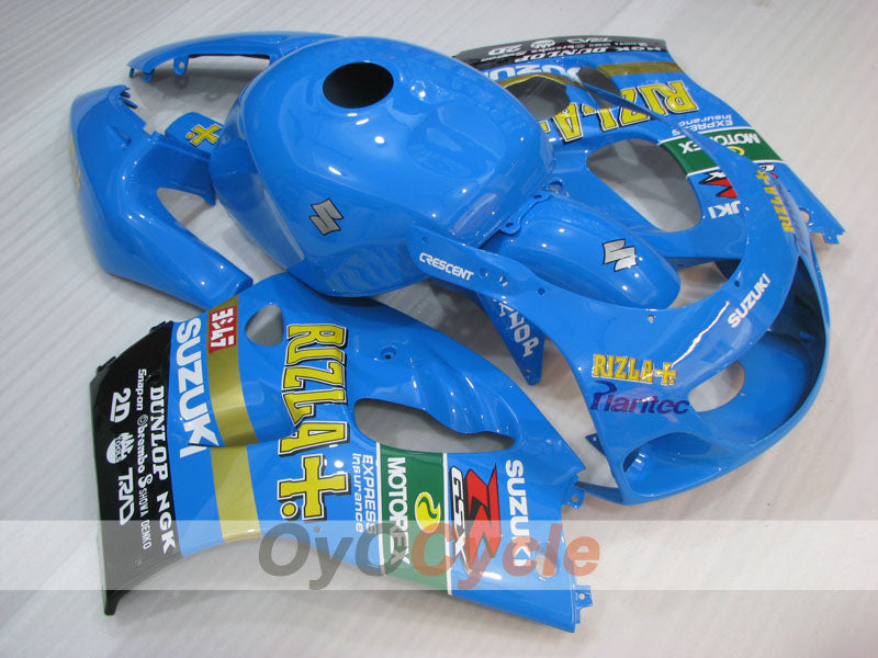 Kit de carénages pour Suzuki GSXR750 96-99 - Bleu, Noir - MOTUL, Rizla+ #OYO87905077 Image secondaire du produit