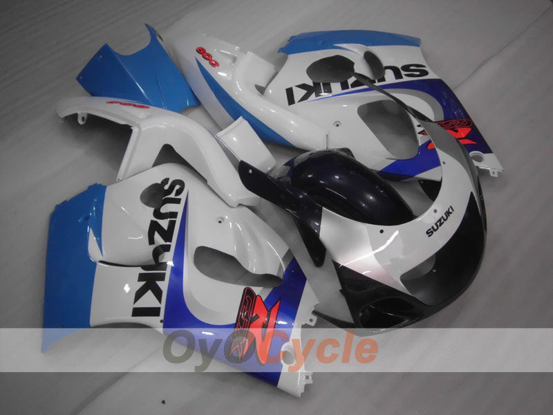 Kit de carénage pour Suzuki GSXR750 96-99 - Bleu, blanc - Style usine #OYO87905078 Image principale du produit