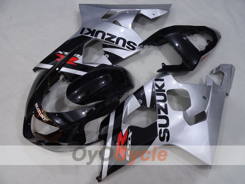Kit de carénage à injection pour GSXR600 04-05 - Noir, argent - Style d'origine #OYO87905228 Image secondaire du produit