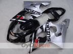 Kit de carénage injecté pour GSX R750 04-05 - Noir, argent - Style d'usine #OYO87905265