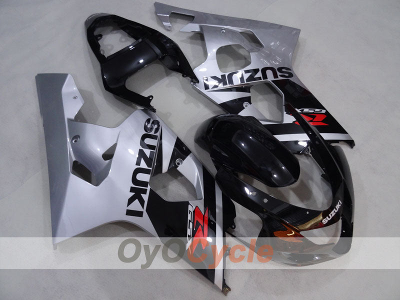 Kit de carénage injecté pour GSX R750 04-05 - Noir, argent - Style d'usine #OYO87905265 Image principale du produit
