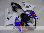 Kit de carénage à injection pour GSXR600 04-05 - Bleu, blanc, noir - Style d'origine #OYO87905230