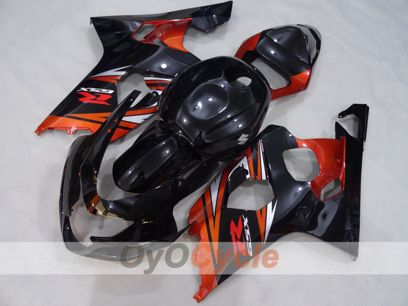 Kit de carénage à injection pour GSXR600 04-05 - Orange, noir - Style d'origine #OYO87905231