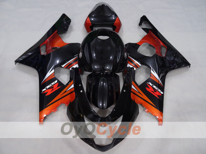 Kit de carénage injecté pour GSX R750 04-05 - Orange, noir - Style d'usine #OYO87905268