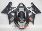 Kit de carénage injecté pour GSX R750 04-05 - Noir - Style d'usine #OYO87905270