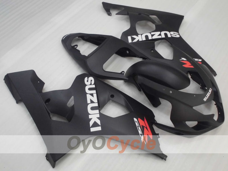 Kit de carénage à injection pour GSXR600 04-05 - Noir - Style d'origine #OYO87905233
