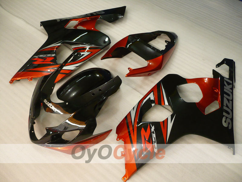 Kit de carénage injecté pour GSX R750 04-05 - Rouge, noir - Style d'usine #OYO87905271 Image secondaire du produit