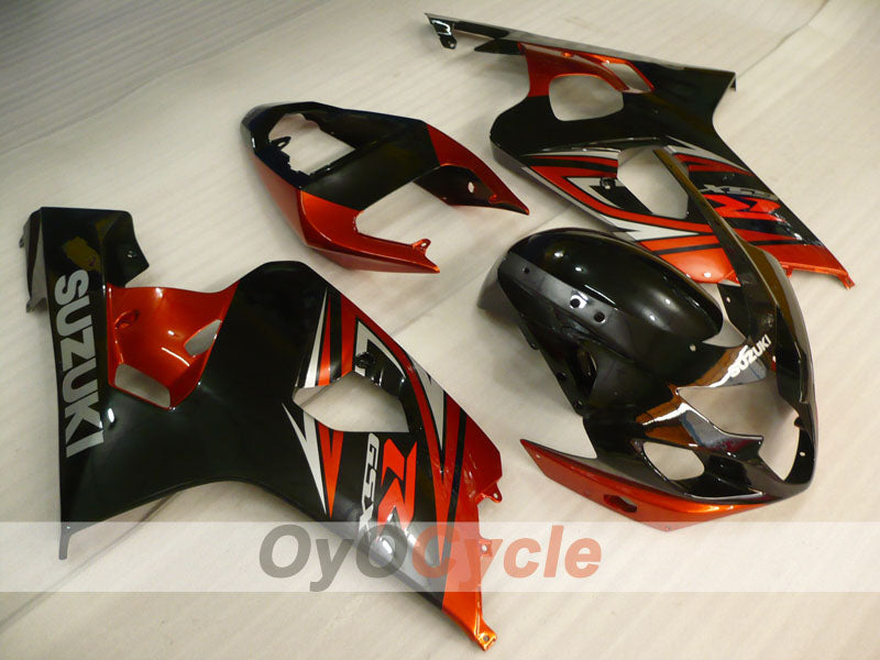 Kit de carénage à injection pour GSXR600 04-05 - Orange, noir - Style d'origine #OYO87905234