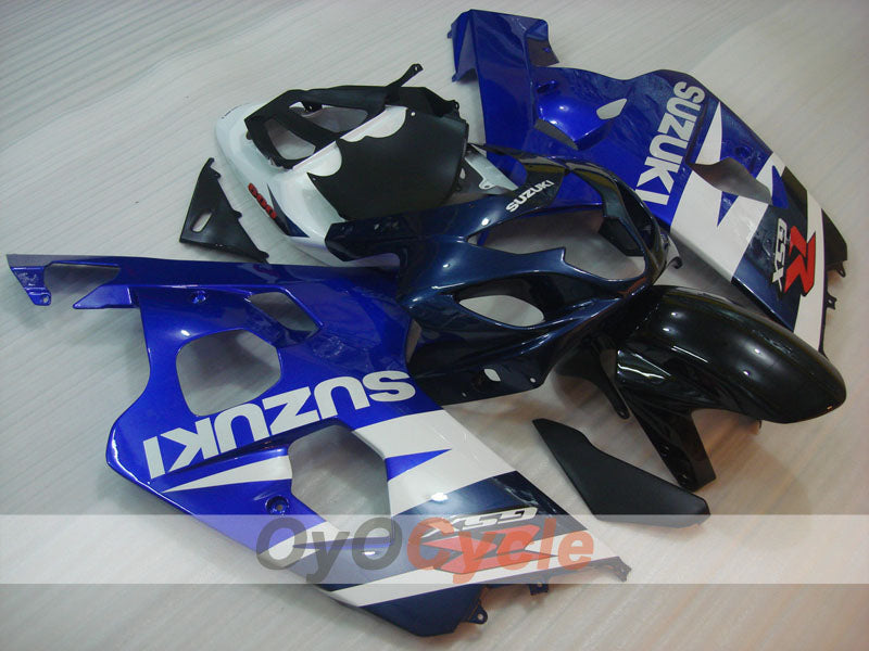Kit de carénage injecté pour GSX R750 04-05 - Bleu, noir - Style d'usine #OYO87905272 Image principale du produit