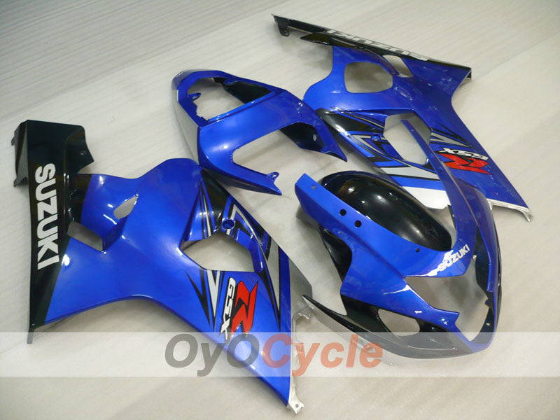 Kit de carénage injecté pour GSX R750 04-05 - Bleu, noir - Style d'usine #OYO87905273