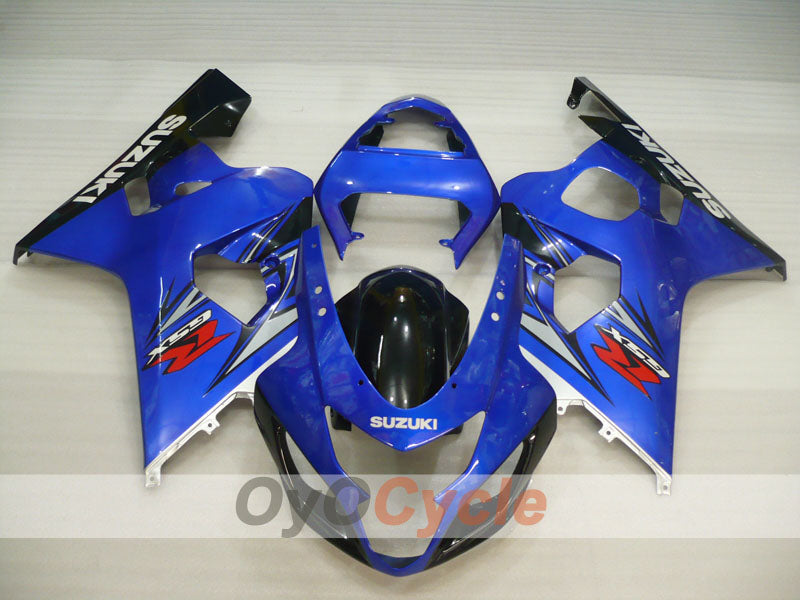 Kit de carénage injecté pour GSX R750 04-05 - Bleu, noir - Style d'usine #OYO87905273