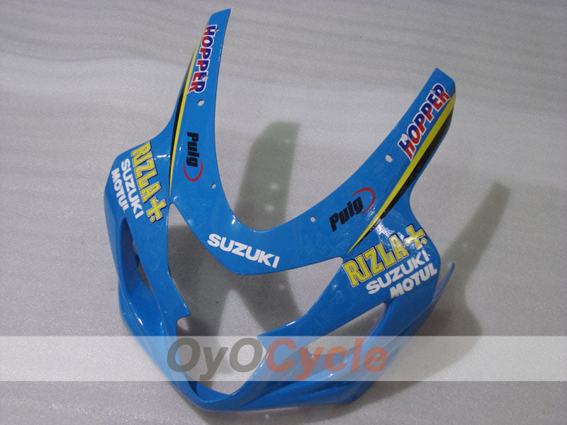 Kit de carénage à injection pour GSXR600 04-05 - Bleu, noir - Rizla+ #OYO87905237