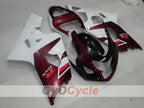 Kit de carénage à injection pour GSXR600 04-05 - Couleur lie-de-vin, blanc - Style d'origine #OYO87905238