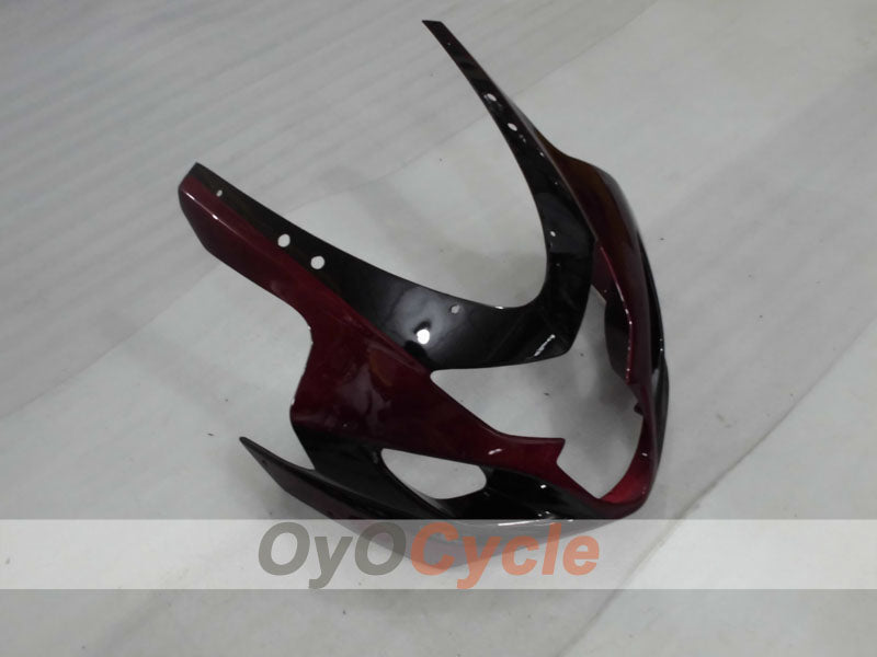 Kit de carénage à injection pour GSXR600 04-05 - Couleur lie-de-vin, blanc - Style d'origine #OYO87905238