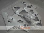Kit de carénage injecté pour GSX R750 04-05 - Blanc nacré - Style d'usine #OYO87905276