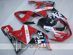 Kit de carénage à injection pour GSXR600 04-05 - Rouge, Noir - RK #OYO87905240