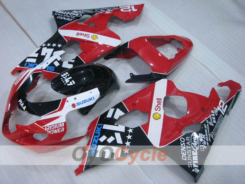 Kit de carénage à injection pour GSXR600 04-05 - Rouge, Noir - RK #OYO87905240 Image secondaire du produit