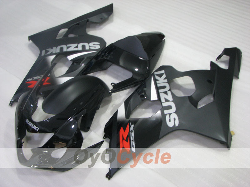 Kit de carénage à injection pour GSXR600 04-05 - Noir - Style d'usine #OYO87905246