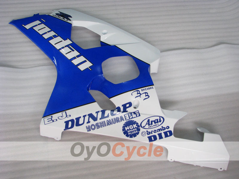 Kit de carénage à injection pour GSXR600 04-05 - Bleu, Blanc - MOTUL #OYO87905247
