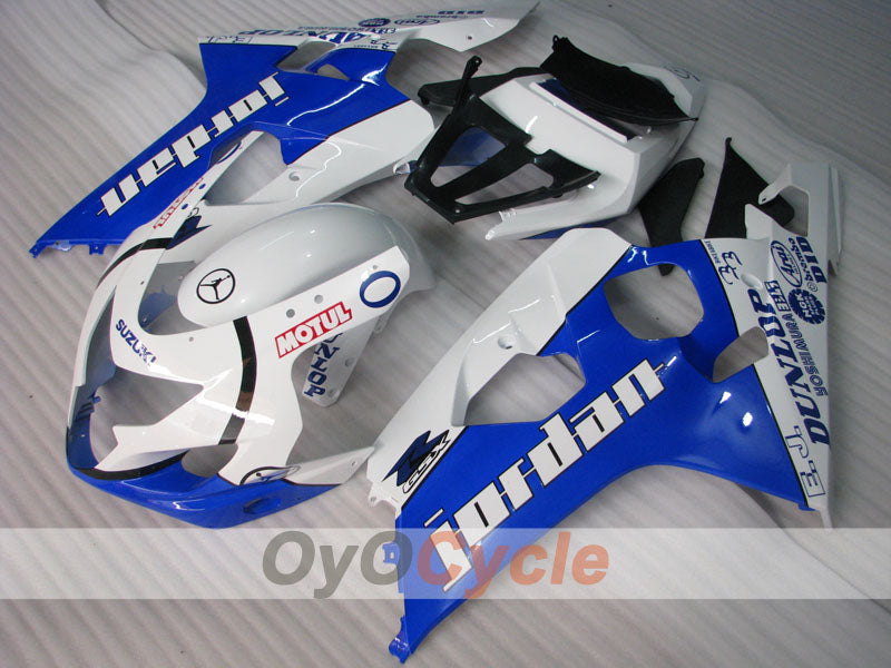 Kit de carénage à injection pour GSX R750 04-05 - Bleu, Blanc - Jordan #OYO87905287 Image secondaire du produit