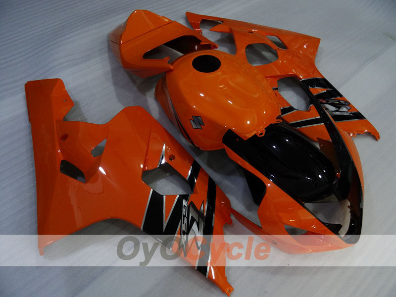 Kit de carénage à injection pour GSX R750 04-05 - Orange - DUNLOP, style d'origine #OYO87905288