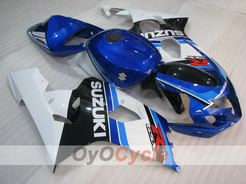 Kit de carénage à injection pour GSXR600 04-05 - Bleu, Blanc - Style d'usine #OYO87905249 Image secondaire du produit