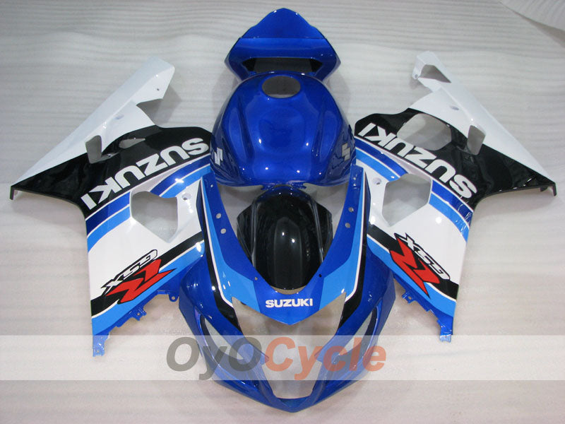 Kit de carénage à injection pour GSXR600 04-05 - Bleu, Blanc - Style d'usine #OYO87905249