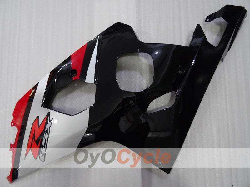Kit de carénage à injection pour GSXR600 04-05 - Rouge, Noir - Style d'usine #OYO87905250