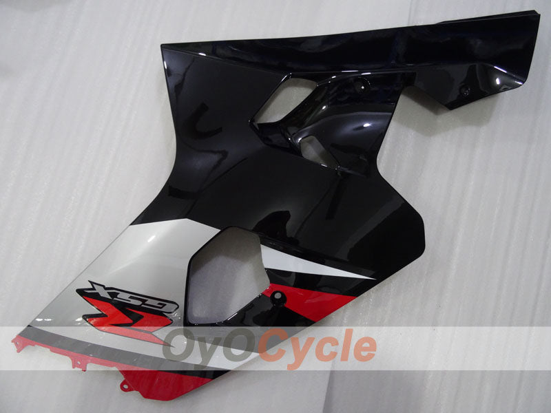 Kit de carénage à injection pour GSXR600 04-05 - Rouge, Noir - Style d'usine #OYO87905250
