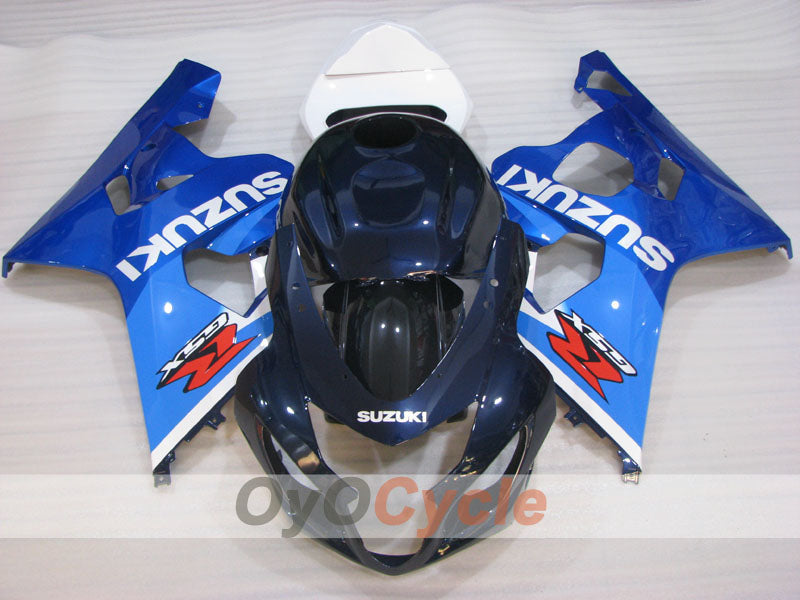 Kit de carénage à injection pour GSXR600 04-05 - Bleu, Blanc - Style d'usine #OYO87905251