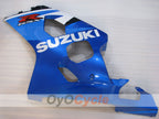 Kit de carénage à injection pour GSXR600 04-05 - Bleu, Blanc - Style d'usine #OYO87905251