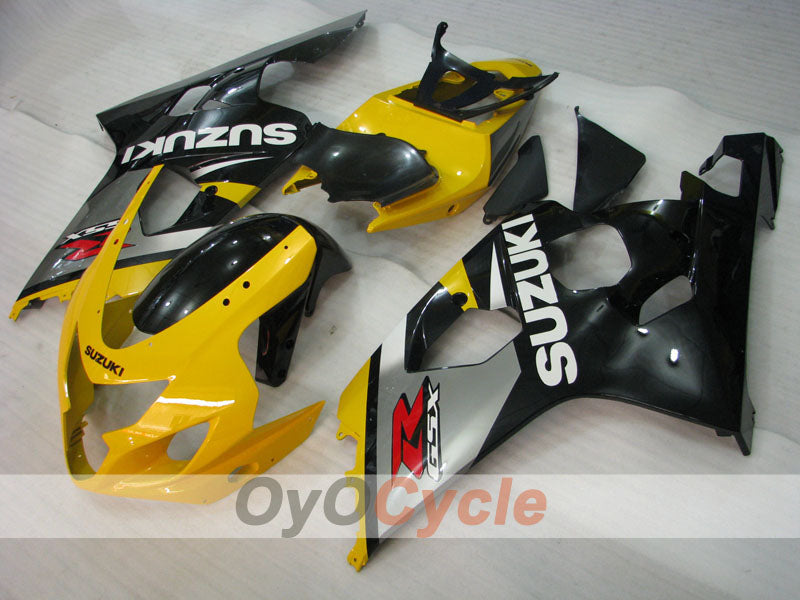 Kit de carénage à injection pour GSXR600 04-05 - Jaune, Noir - Style d'origine #OYO87905253 Image principale du produit